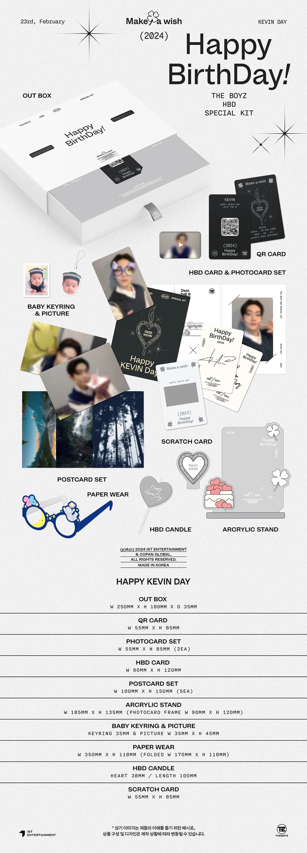 The Boyz - Hbd Kevin Special Kit