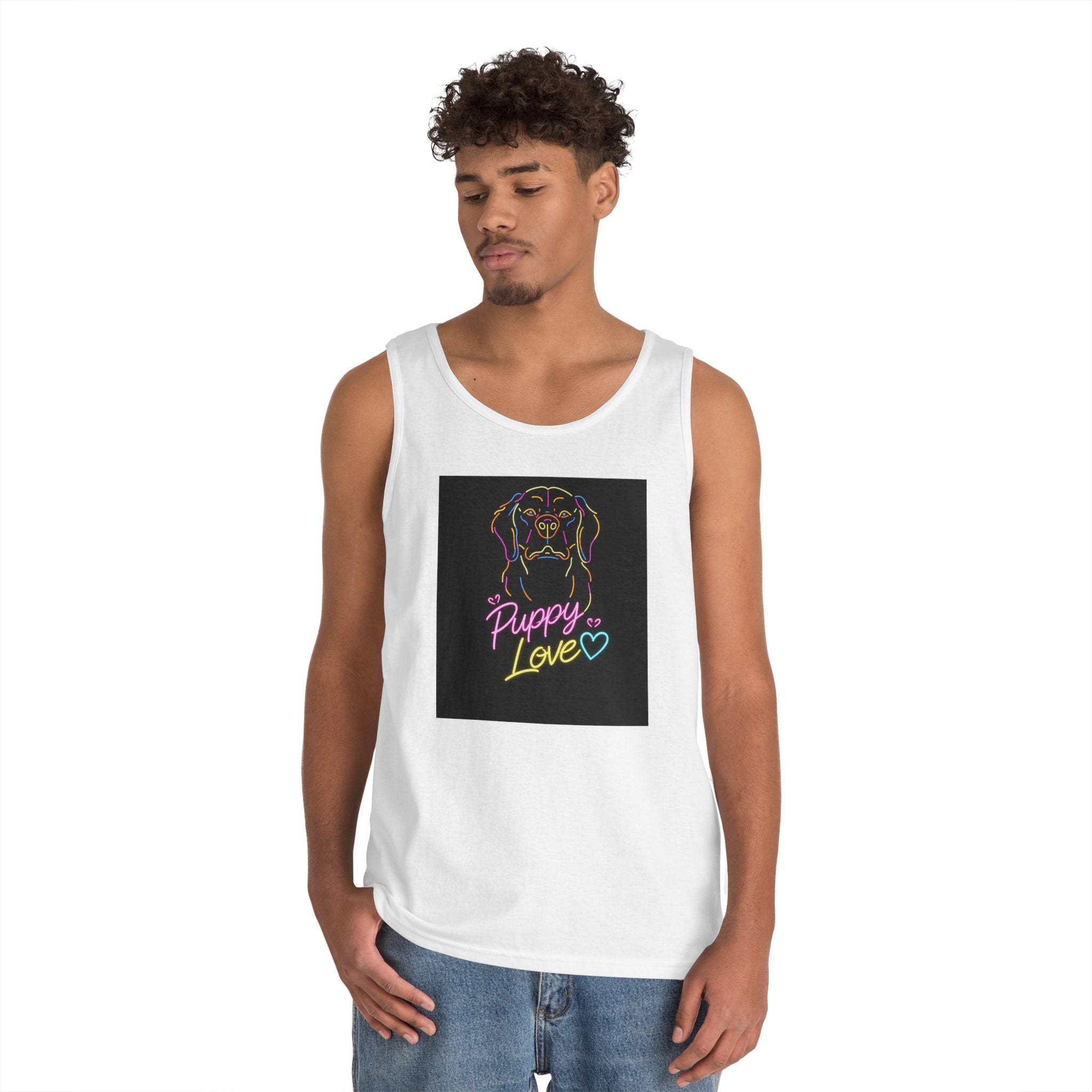 Retro Funny Dog Tank Top — Cute Future Vibes