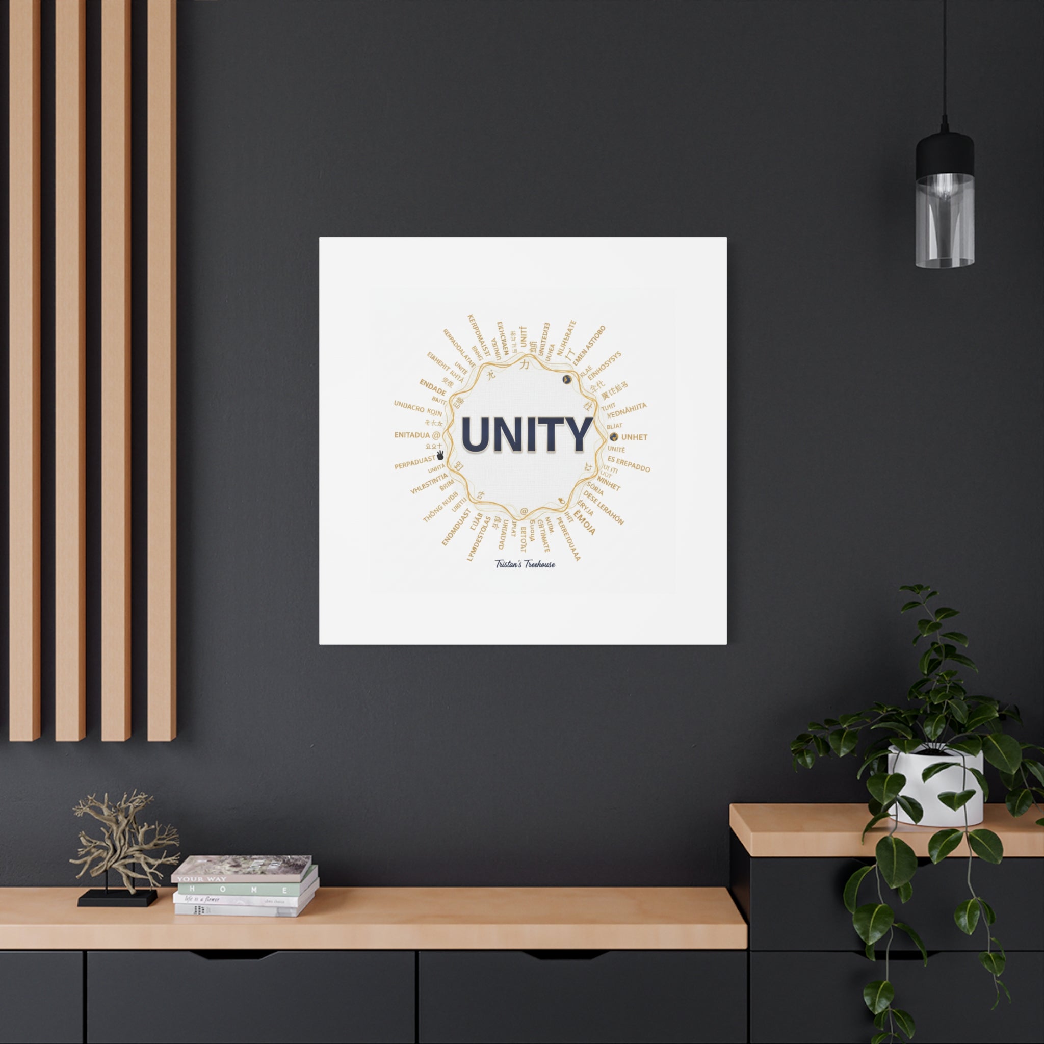 UNITY Canvas, Matte Stretched 1.25" | Dry January sober curious decor