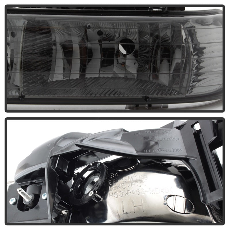 SPYDER Xtune Chevy TahOE 00-06 Amber Crystal Headlights Smoke HD-JH-CSIL99-SM 5064257