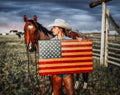 Old Glory Handcrafted Patriotic Wall Flag – Made by U.S. Veterans