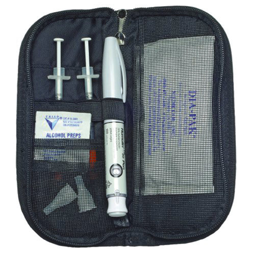 Dia-Pak DayMate Black, Compact Insulated Travel Case for Insulin Pens & Supplies