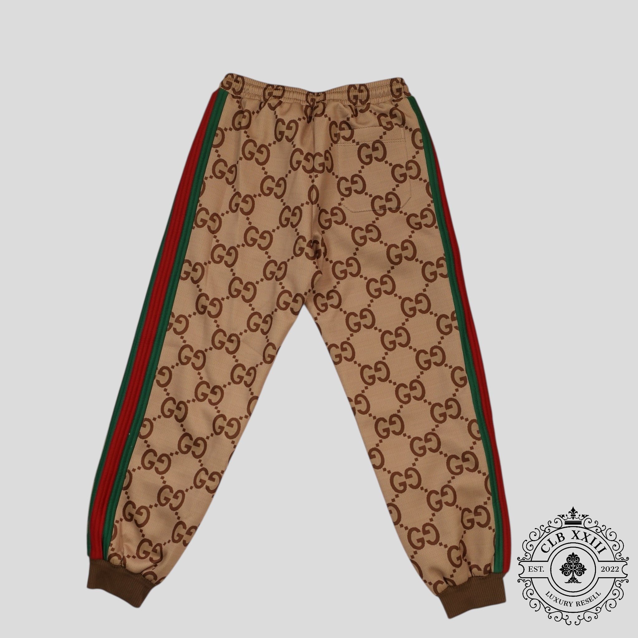 Gucci Jumbo Jacquard Track Pants in Brown