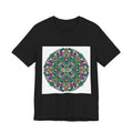 Psychedelic Botanical Mandala Tee | Festival Graphic T-Shirt