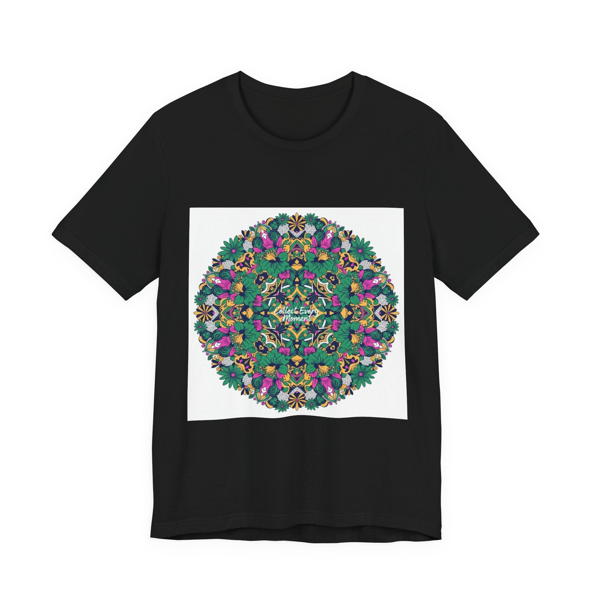 Psychedelic Botanical Mandala Tee | Festival Graphic T-Shirt