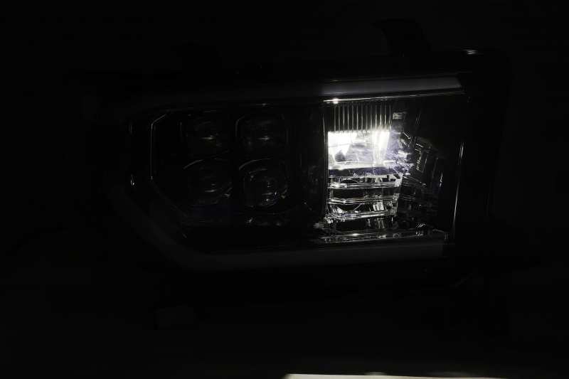 AlphaRex 07-13 Toyota Tundra NOVA LED Proj Headlights Black w/ Activ Light/Seq Signal/DRL 880774 *Discontinued