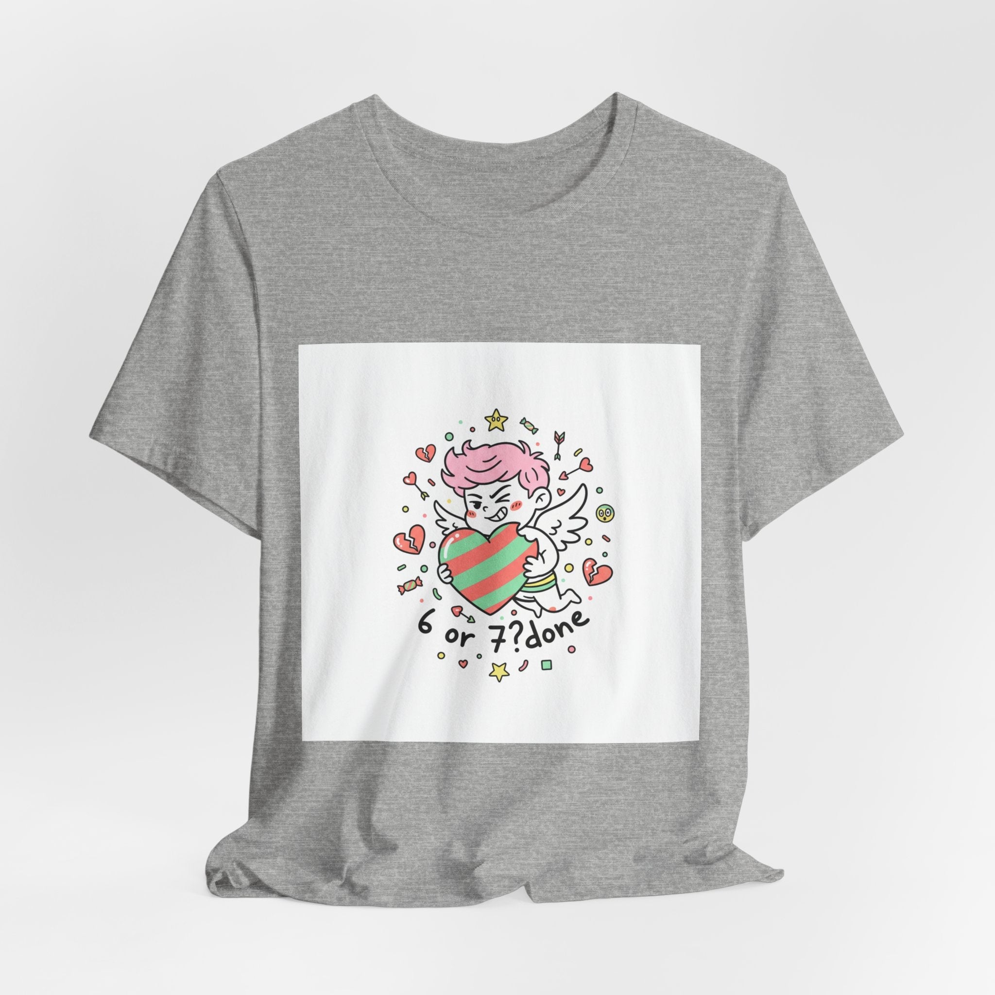6 7 Weird Cupid Crewneck | Viral Valentine's Sweatshirt | Funny Quirky Love