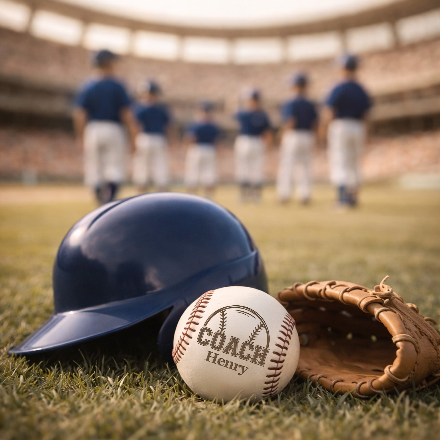 Personalized Baseball Ball with Custom Name - Coach