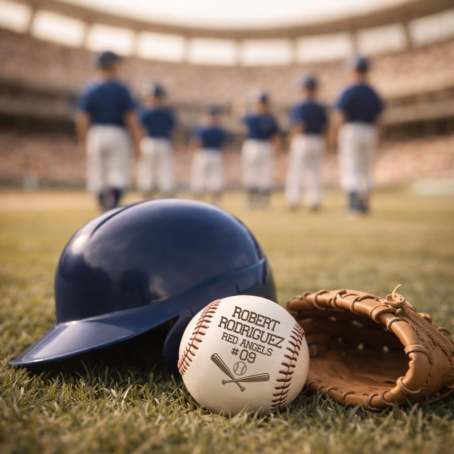 Personalized Baseball Ball - Baseball Bats