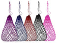 Braided cotton slow feed hay net.