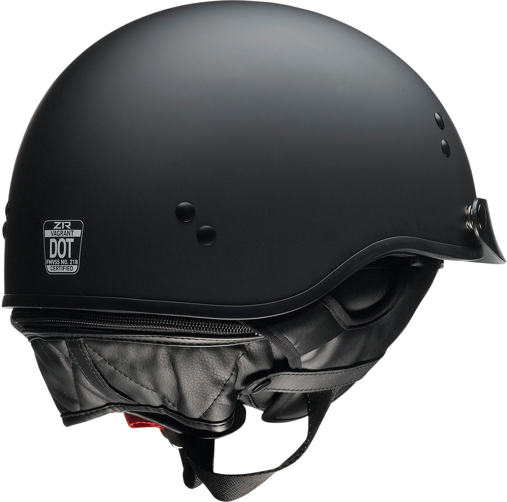 Z1R, Z1R Vagrant NC Helmet in Flat Black – Large (Part No. 0103-1375)