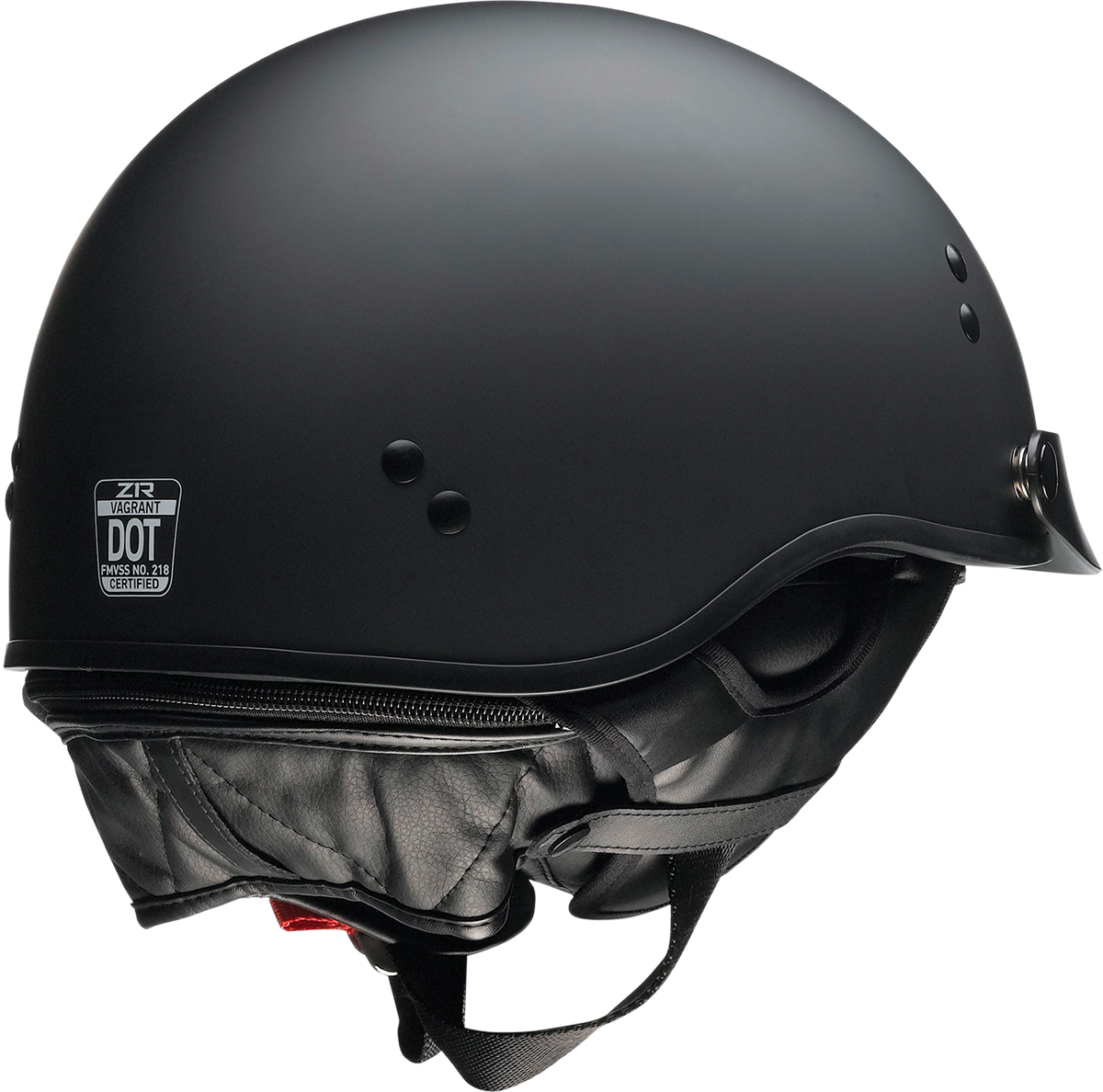 Z1R, Z1R Vagrant NC Helmet in Flat Black – Large (Part No. 0103-1375)