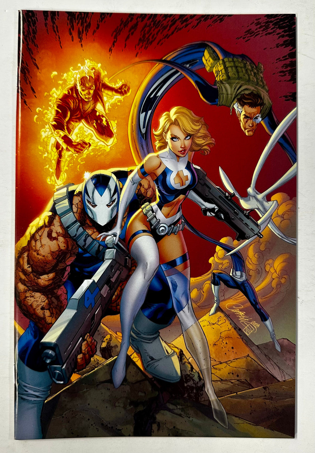 Fantastic Four #1 J Scott Campbell Exclusive Virgin Variant Marvel Comics