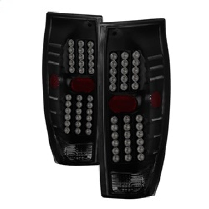 SPYDER xTune 02-06 Chevrolet Avalanche LED Tail Lights - Black Smoke (ALT-JH-CAV02-LED-BSM) 9036842