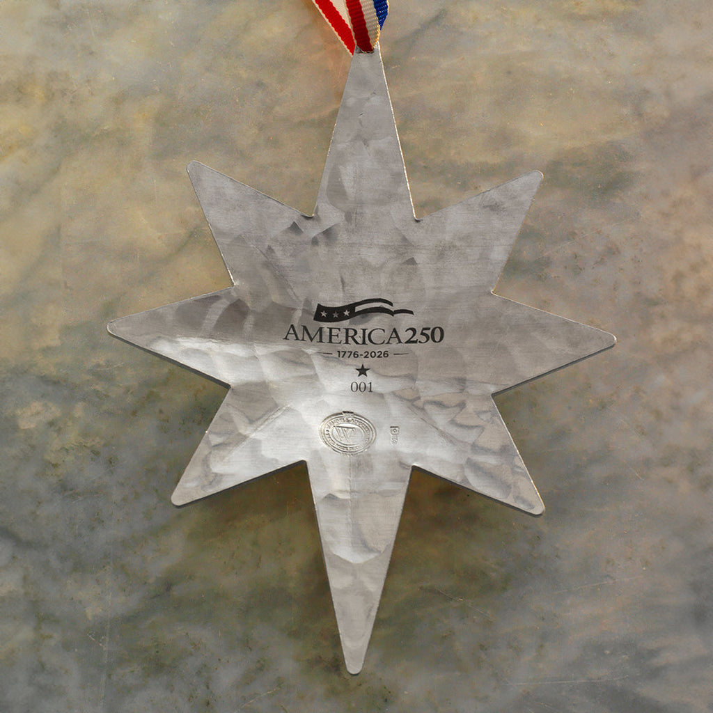 America250 Sea to Shining Sea Commemorative Ornament (Aluminum and Crystals)