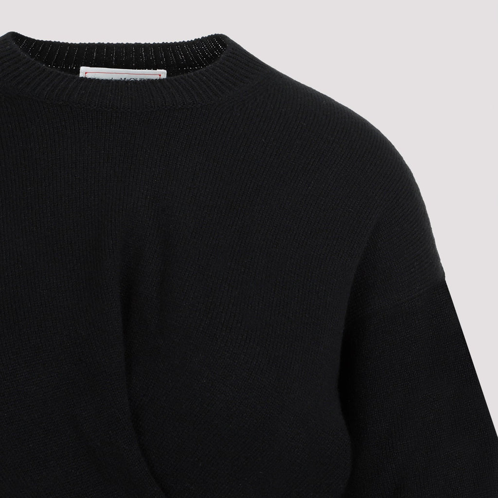 Alexander Mcqueen Wool Mini Dress Women