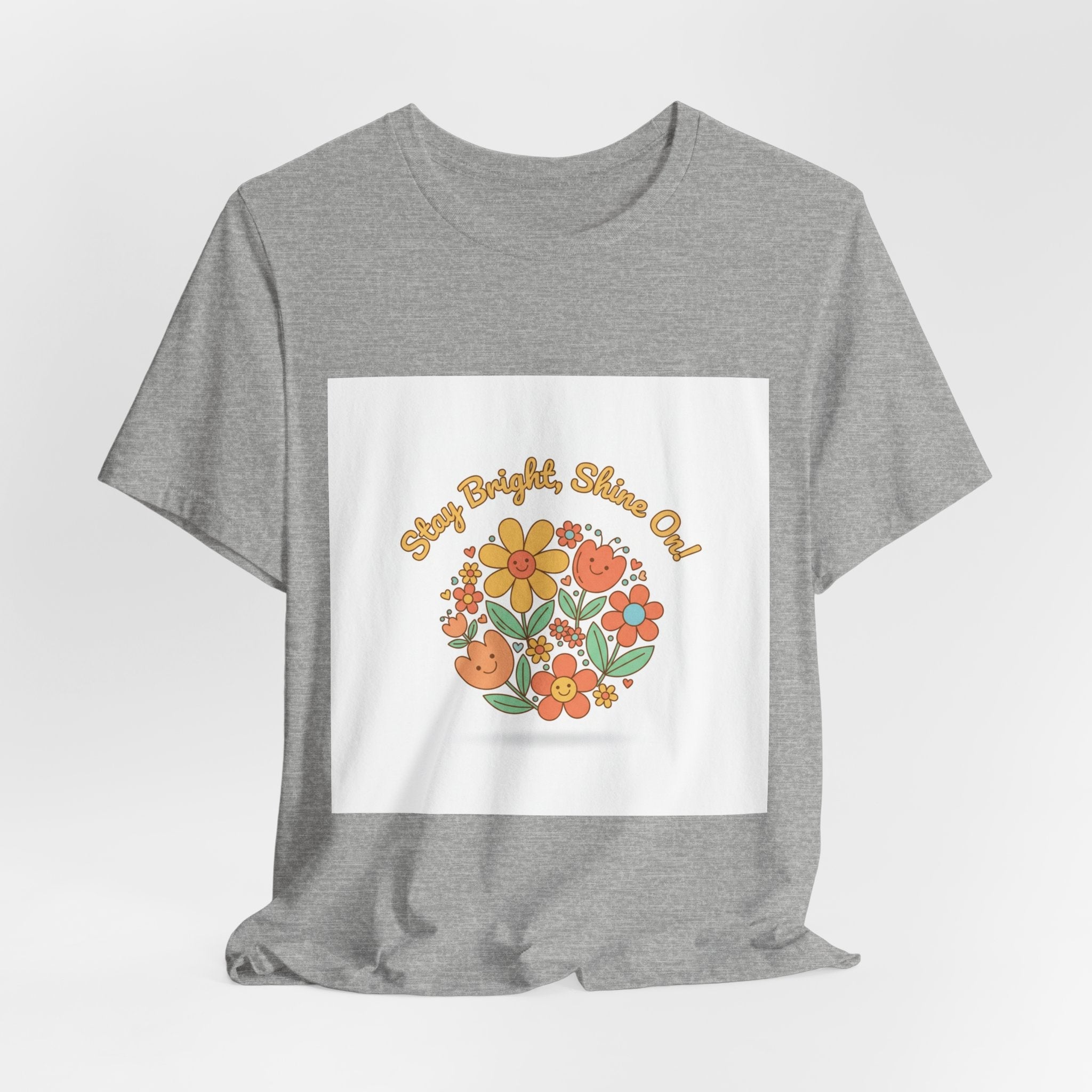 Sunny Bright Shine On tee | Hope Shirt, Radical Optimism Aesthetic