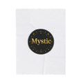 Mystic Circle, Velveteen Plush Blanket | Tarot & Occult Typography