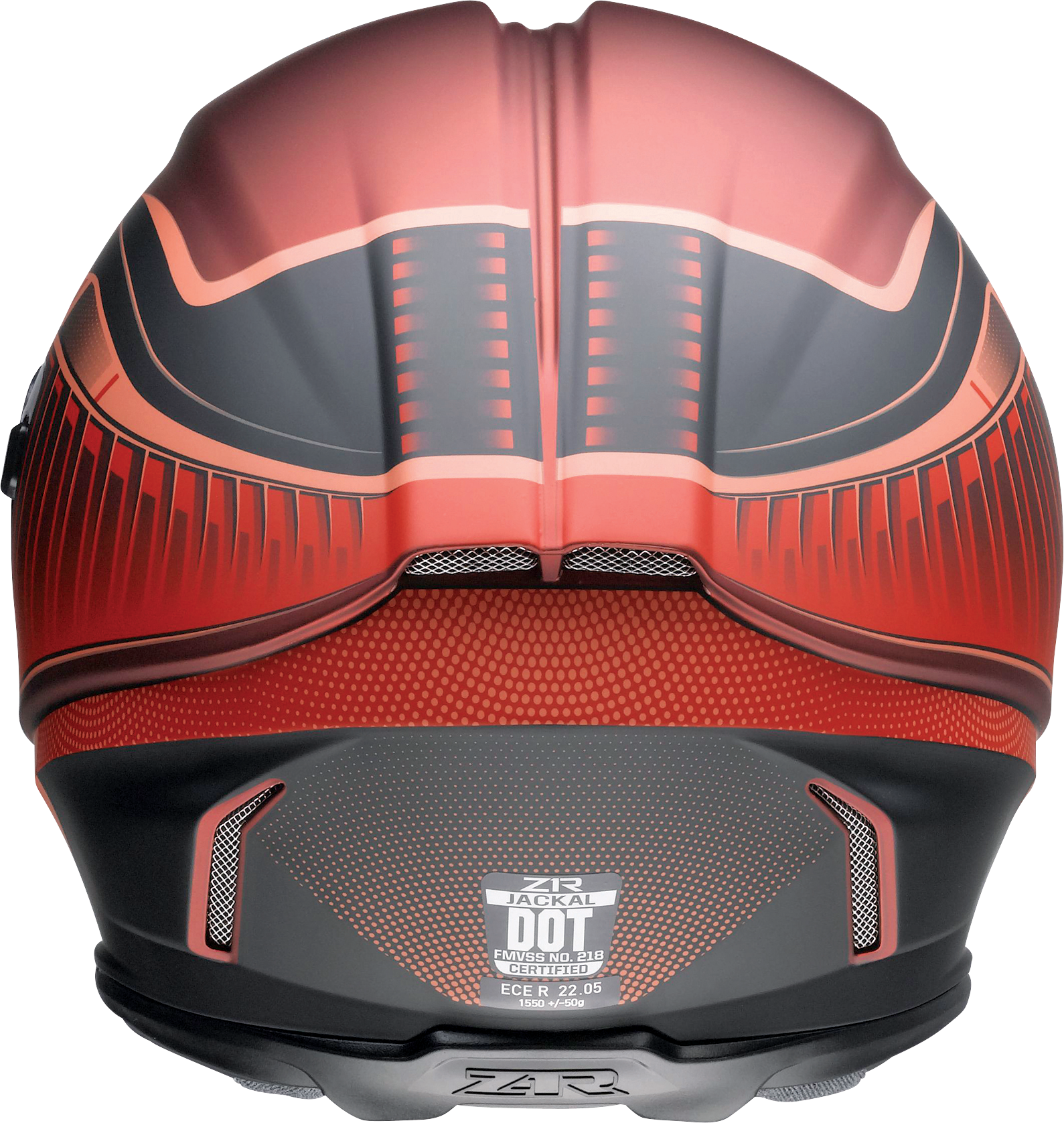 Z1R, Z1R Jackal Helmet Dark Matter Red 3XL – Aerodynamic Polycarbonate Shell with Drop-Down Sun Visor