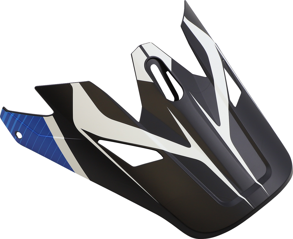 Z1R, Z1R Rise Visor Kit - Flame Blue by Z1R with Part Number 0132-1476