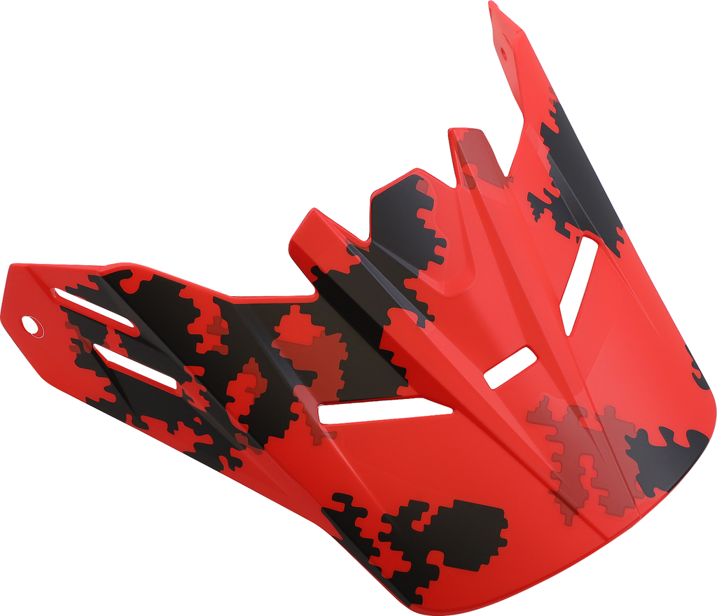 Z1R, Z1R Youth Rise Visor Kit - Digi Camo Red (Part Number 0132-1494)