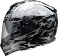 Z1R, Z1R Warrant Helmet with Camo Design - Black/Gray, Small, Part 0101-14366