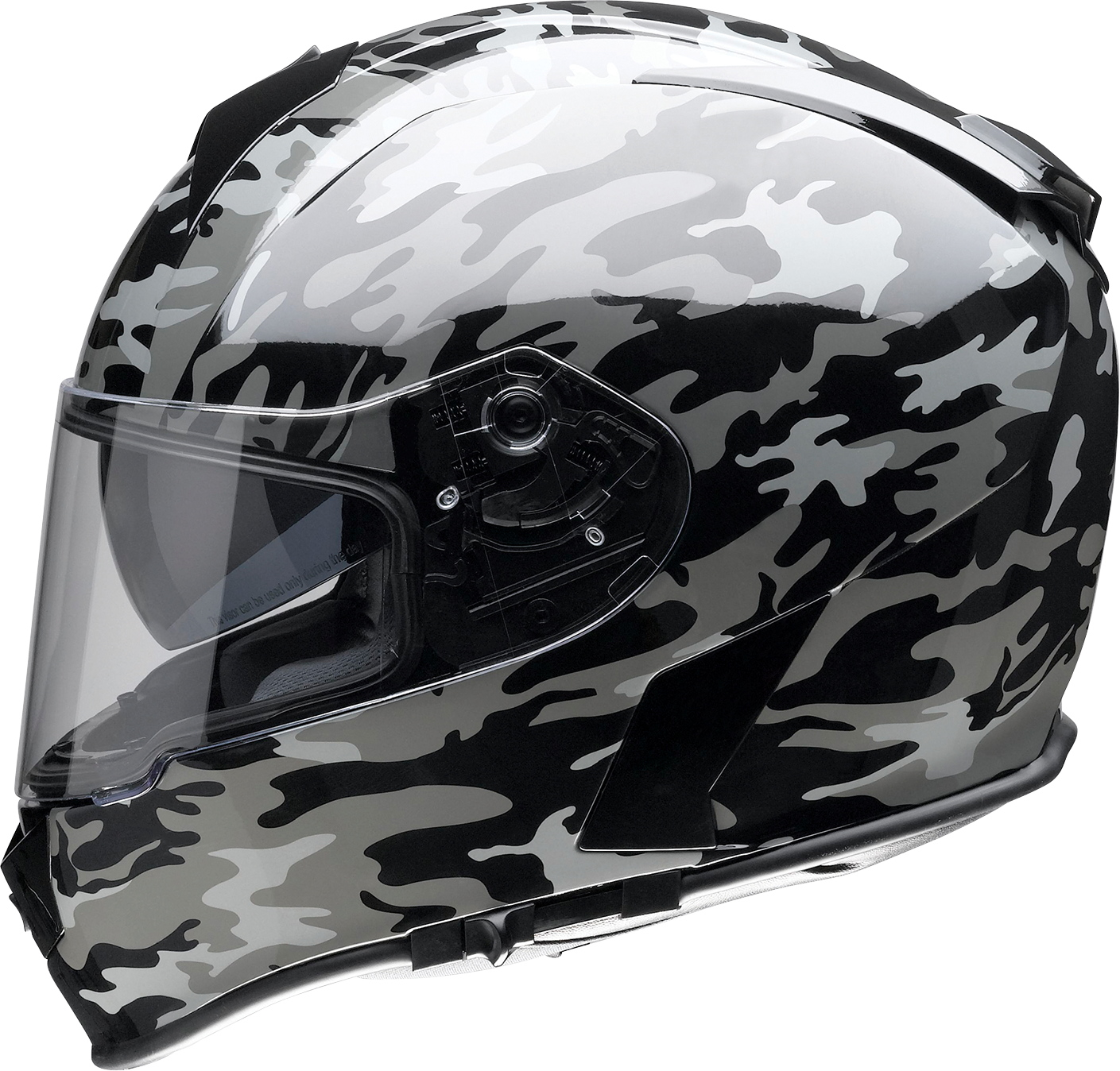 Z1R, Z1R Warrant Helmet with Camo Design - Black/Gray, Small, Part 0101-14366