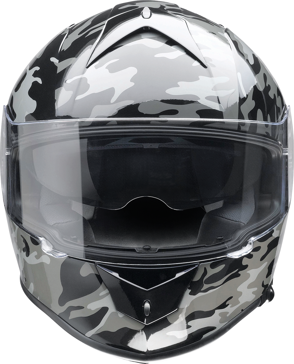 Z1R, Z1R Warrant Helmet with Camo Design - Black/Gray, Small, Part 0101-14366