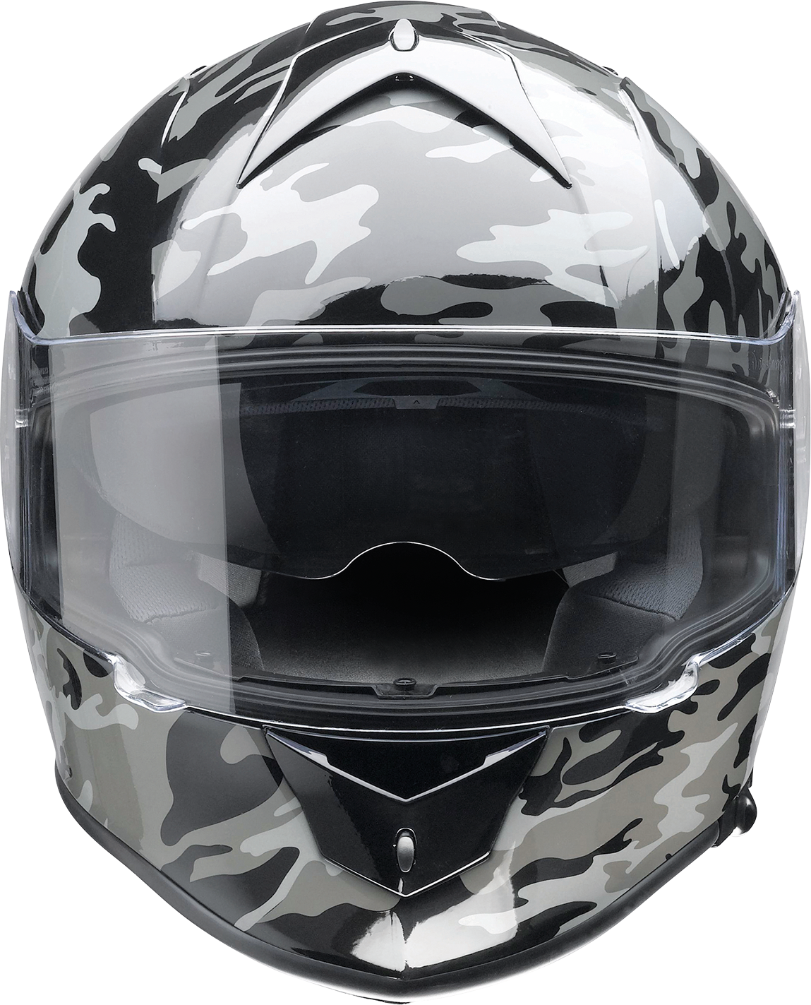 Z1R, Z1R Warrant Helmet with Camo Design - Black/Gray, Small, Part 0101-14366