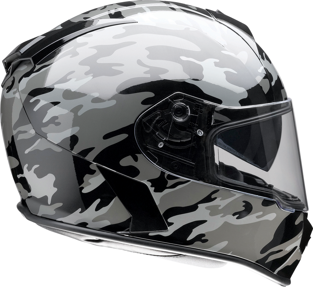 Z1R, Z1R Warrant Helmet with Camo Design - Black/Gray, Small, Part 0101-14366