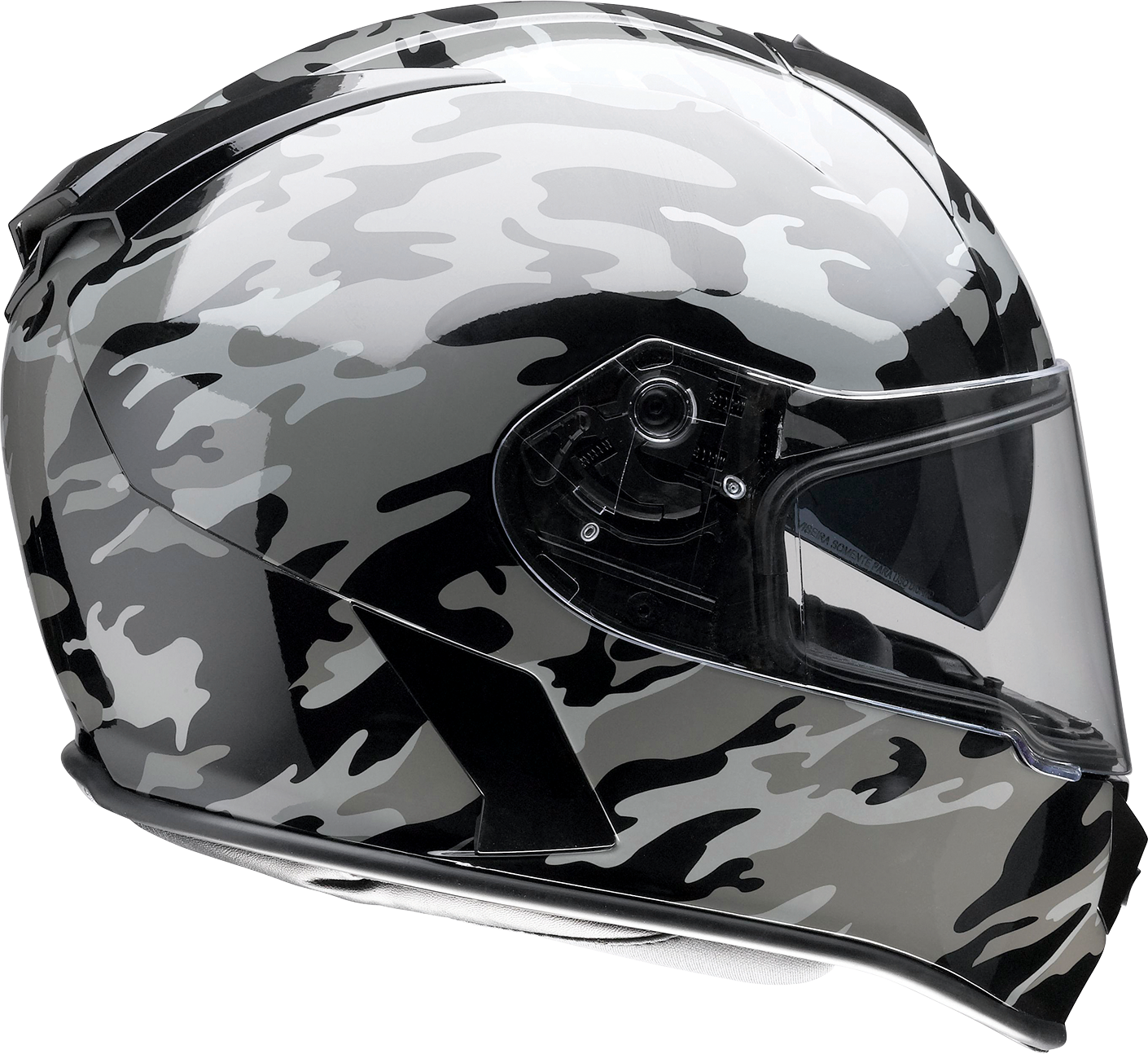 Z1R, Z1R Warrant Helmet with Camo Design - Black/Gray, Small, Part 0101-14366