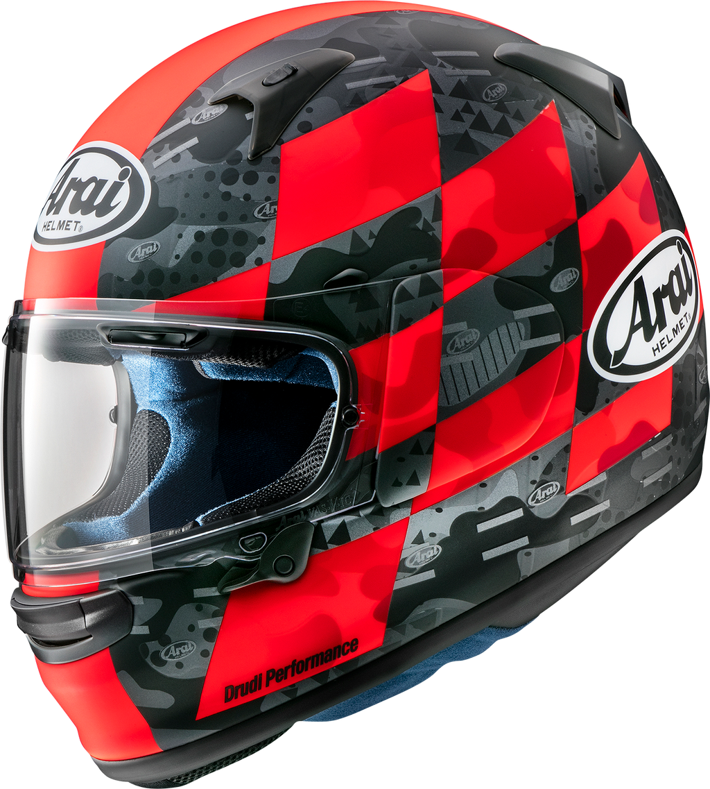 ARAI HELMETS, ARAI HELMETS Regent-X Helmet - Patch - Red Frost - XS (Part Number: 0101-15833)
