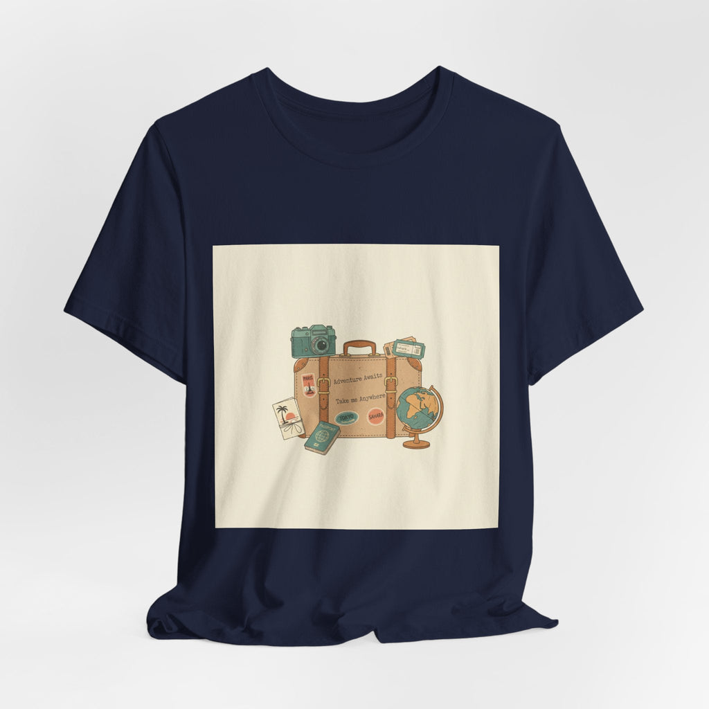 Vintage Travel Postcard tee | passport stamp, wanderlust design