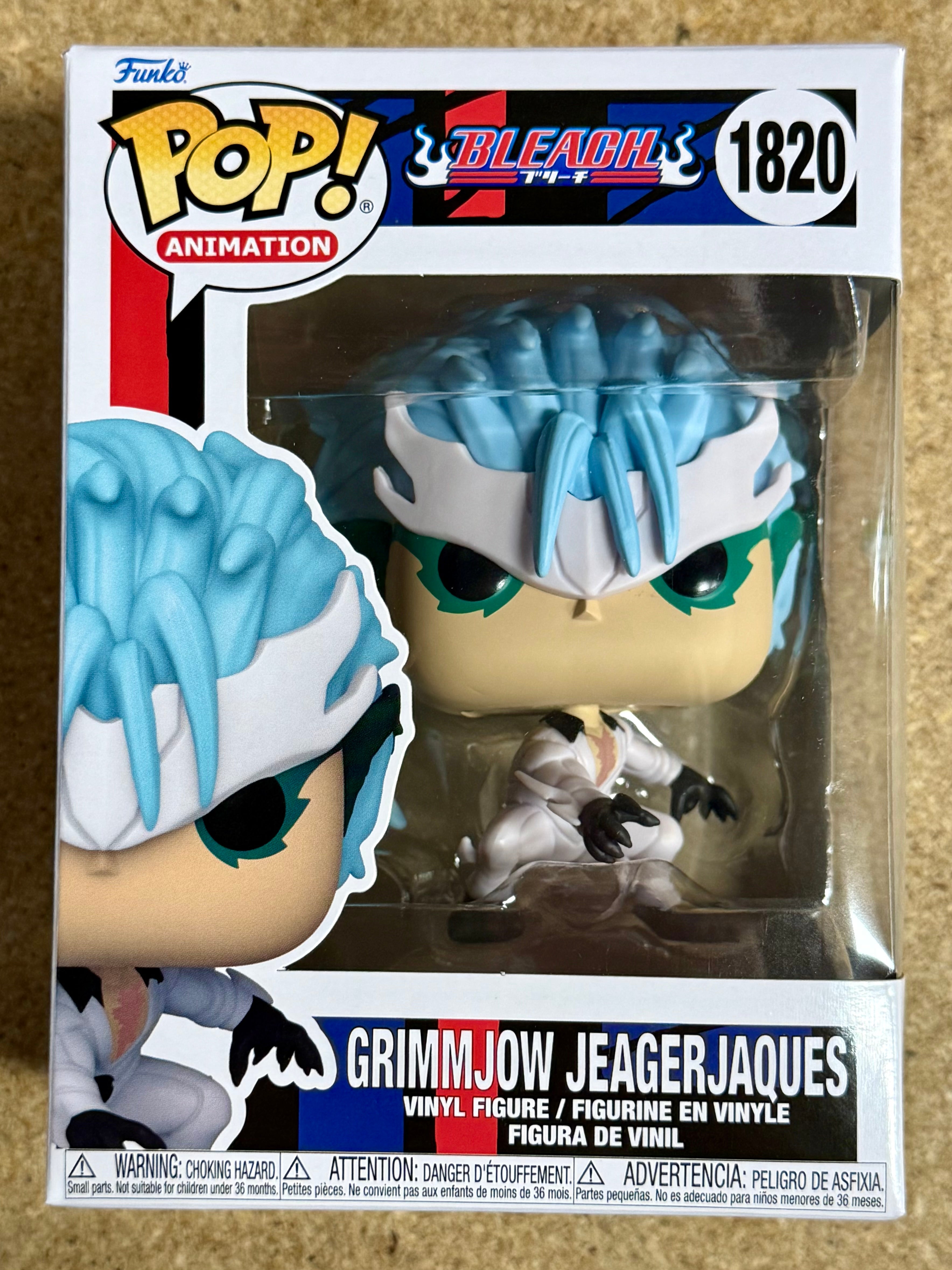 Funko Pop! Animation Grimmjow JaegerJaques #1820 Bleach 2024 Sixth Espada