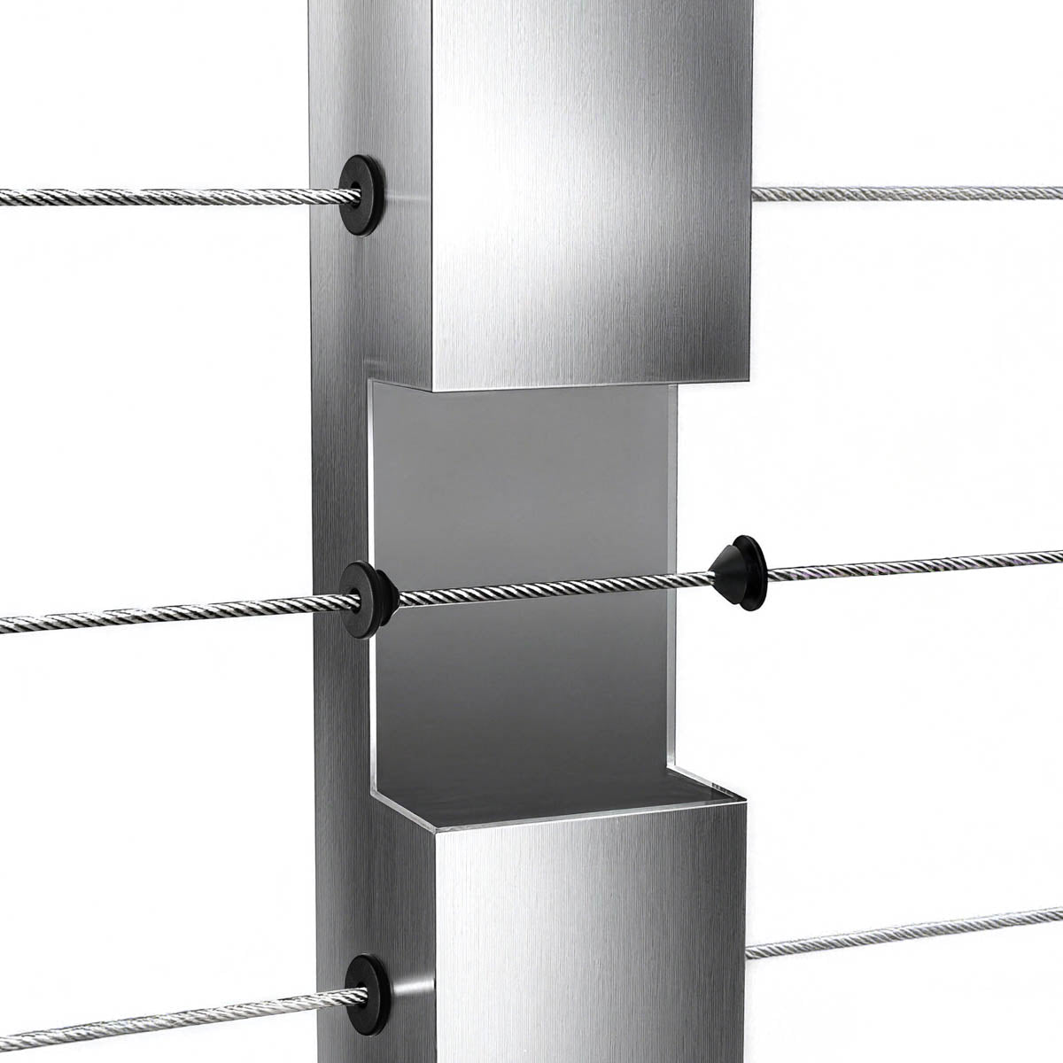 Yescom Rubber Cable Railing Grommets for Level & Stair Posts 1/8"-3/16" 60ct.