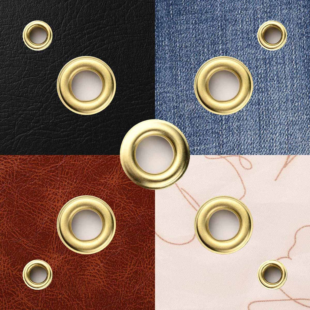 Yescom Eyelet Grommet Press with Dies, Copper Grommet & Washer