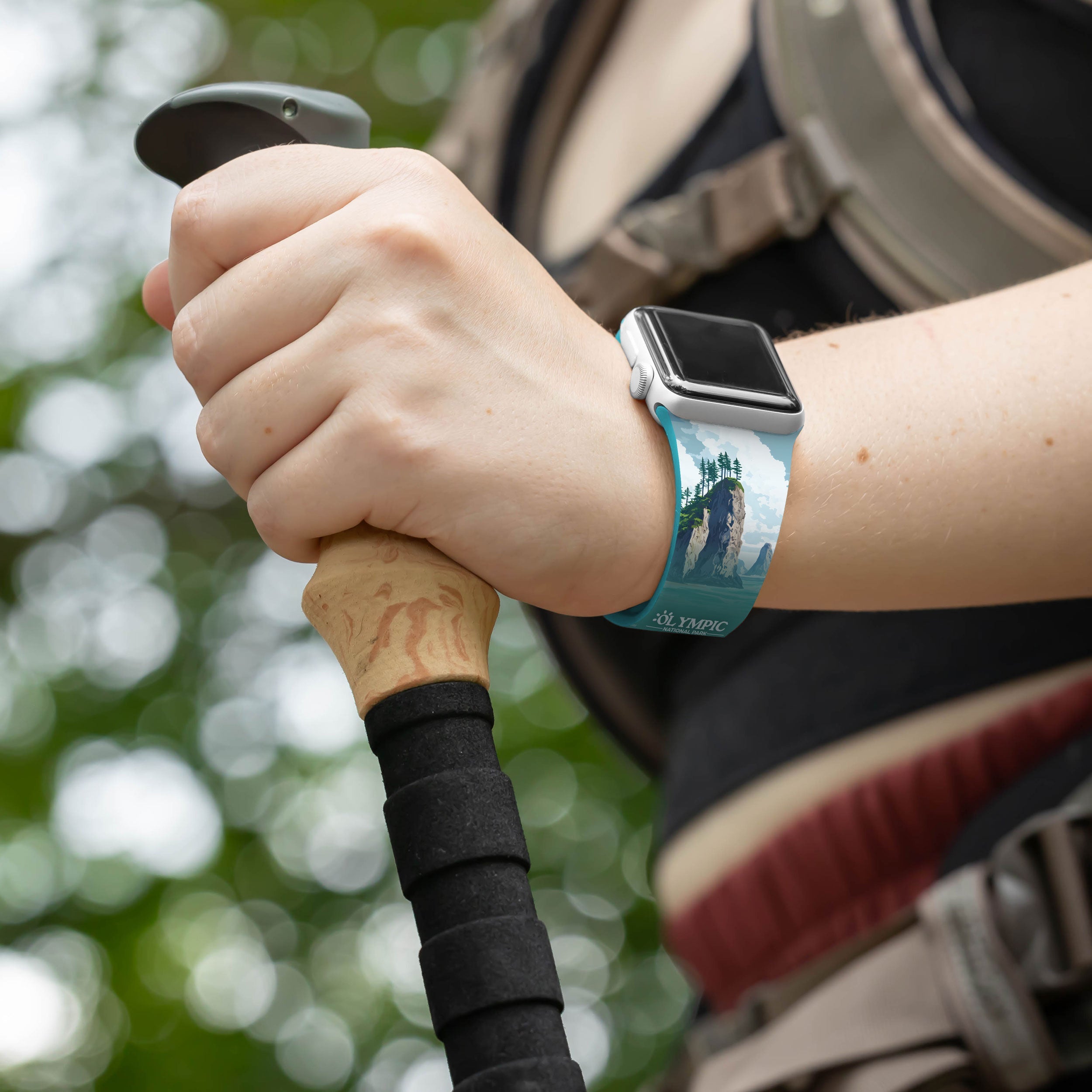 National Parks Olympic HD Fitbit Versa 3 & Sense 1 Watch Band