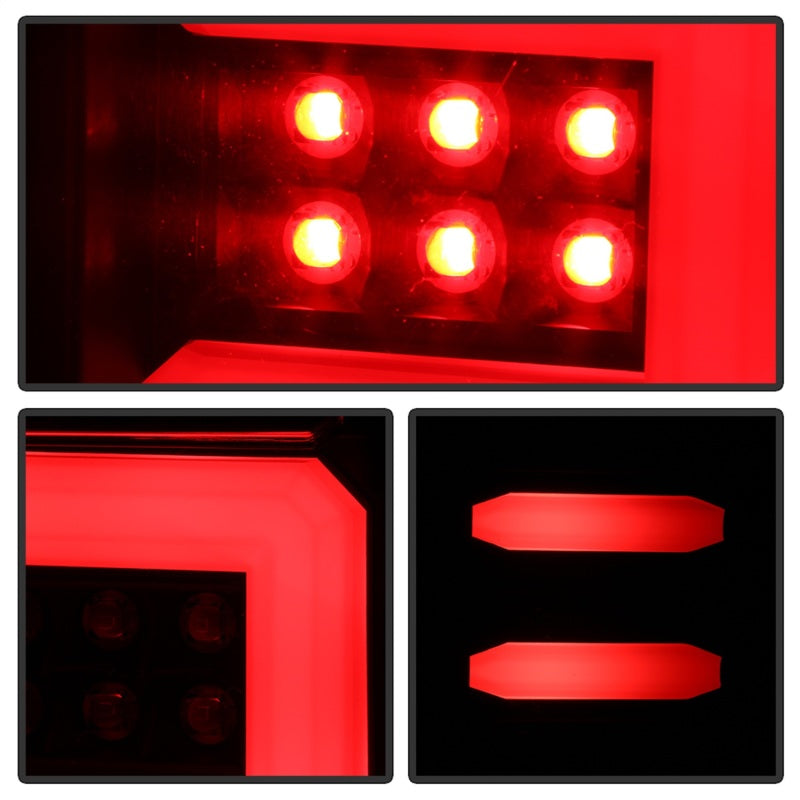 SPYDER Chevy 1500 14-16 Light Bar LED Tail Lights All Blk ALT-YD-CS14-LBLED-BKV2 5085856