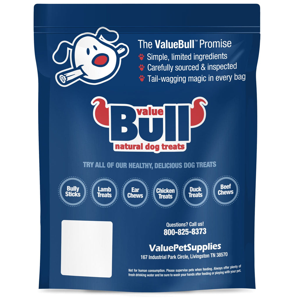 ValueBull Braided Bully Sticks for Large Dogs, Thick 12 Inch, 10 Count