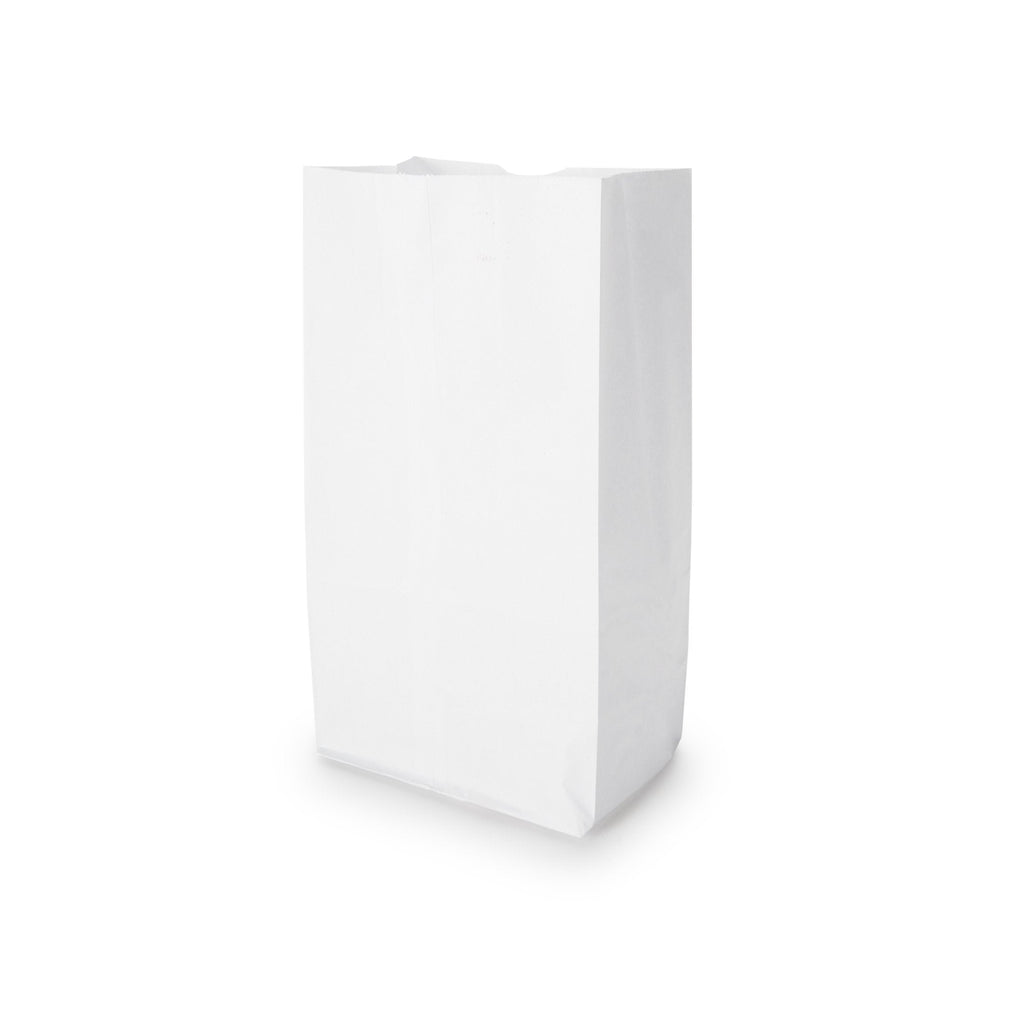 General Supply White Grocery Bag, Size 6 BAGGW6500