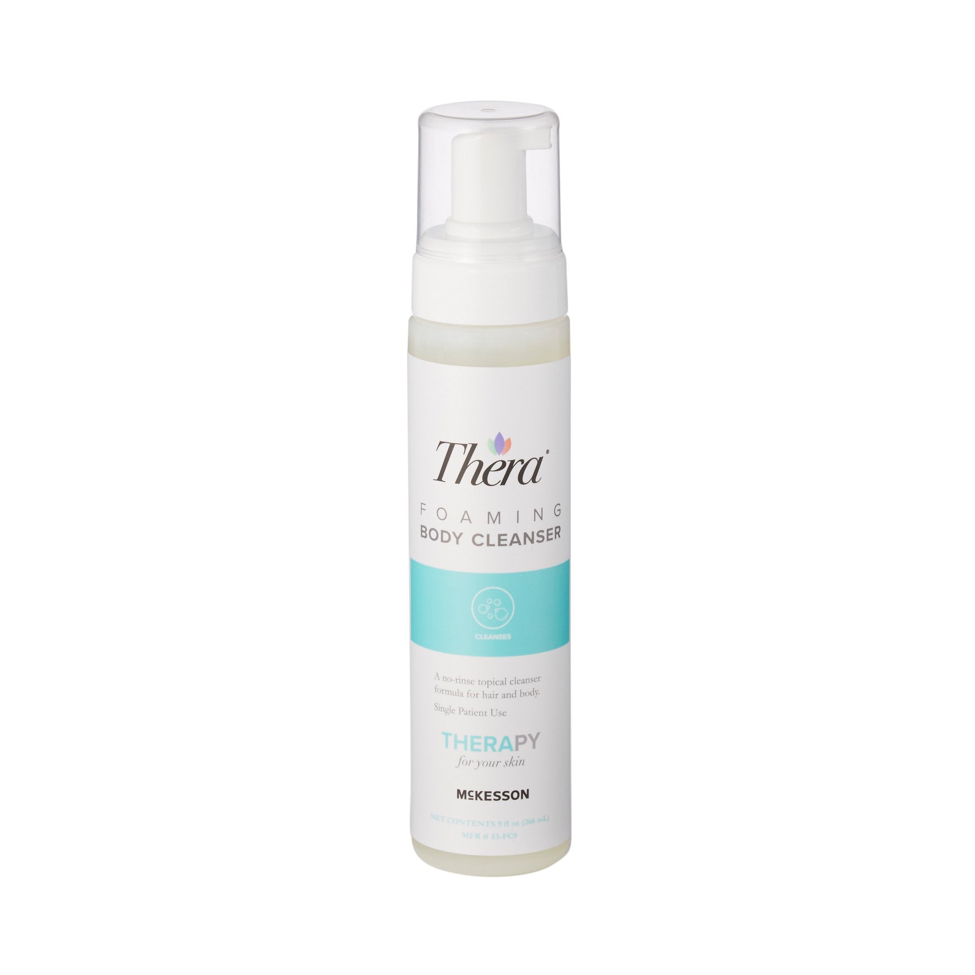McKesson Thera® Foaming Body Cleanser, 9-ounce pump bottle 53-FC9