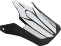 Z1R, Z1R Youth F.I. Visor Kit - Fractal Matte Black and Red for Z1R Helmets (Part 0132-1583)