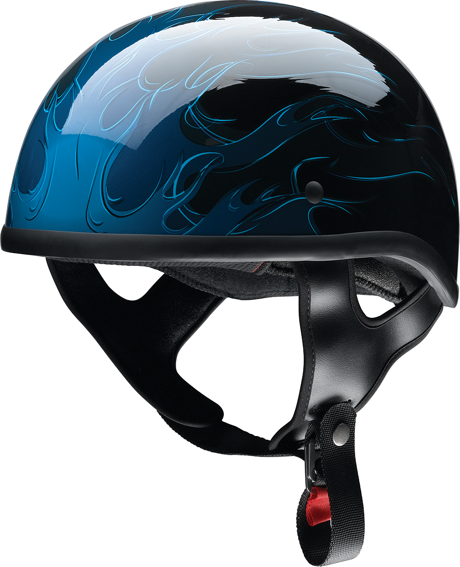 Z1R, Z1R CC Beanie Helmet - Hellfire Blue, Medium - Part Number 0103-1333