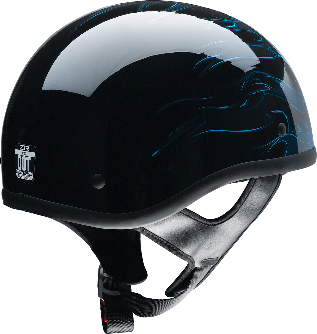 Z1R, Z1R CC Beanie Helmet - Hellfire Blue, Medium - Part Number 0103-1333