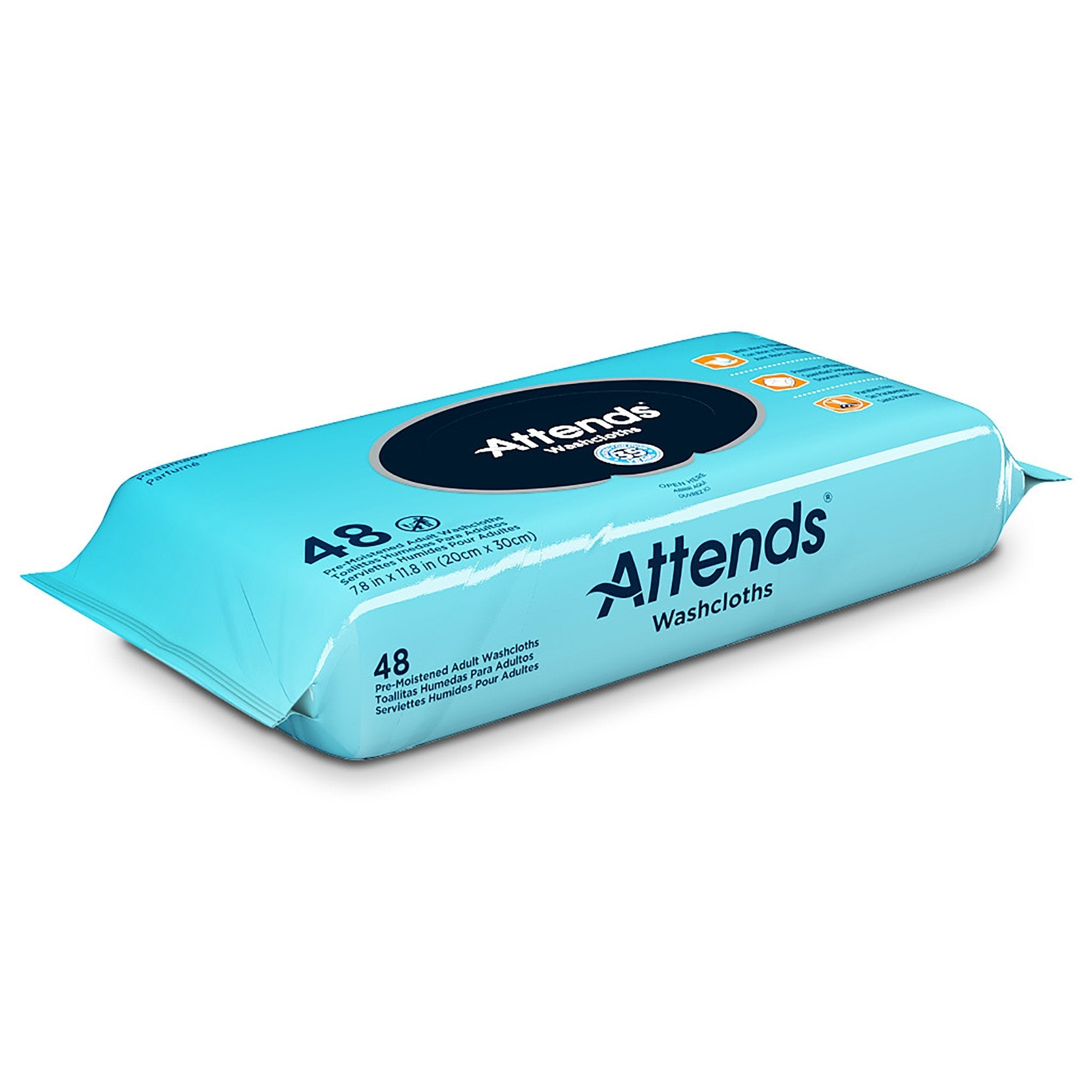 Attends® Scented Personal Cleansing Wipes with Aloe and Vitamin E WCPP1000