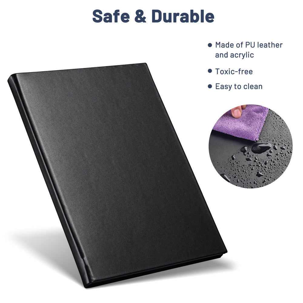 Yescom Personalized Menu Covers LED Menu Cover Dual Page 5.5x7in Set(5)