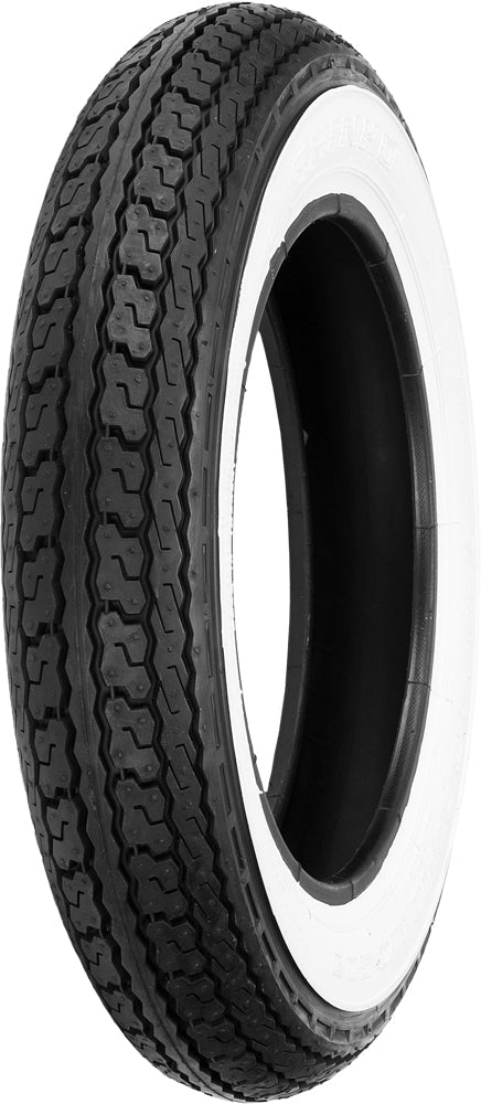 SHINKO, SHINKO Tire 550 Series Front/Rear 3.50-8 Whitewall Bias Tire - Model 87-4250