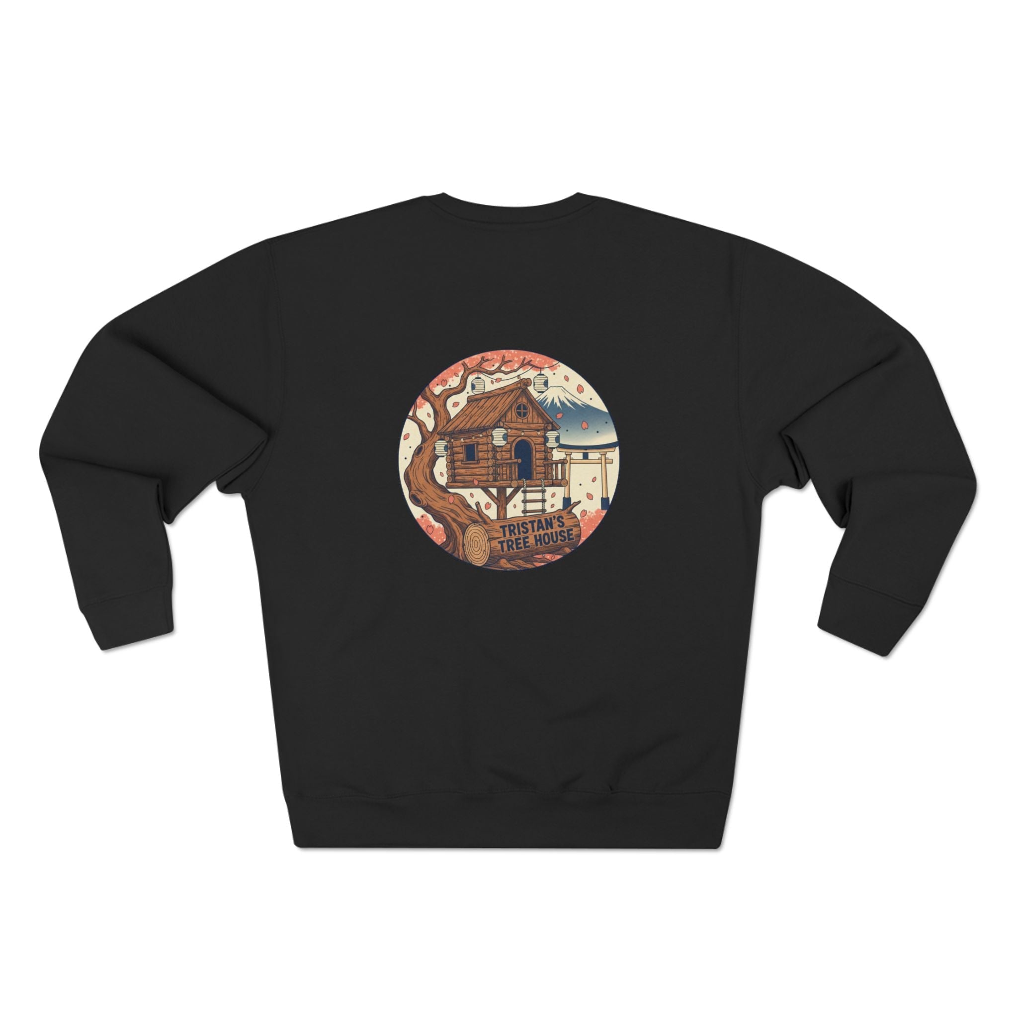 Curage Is a Universal Language Crewneck Sweatshirt — Teistan’s Tree House Back Patch