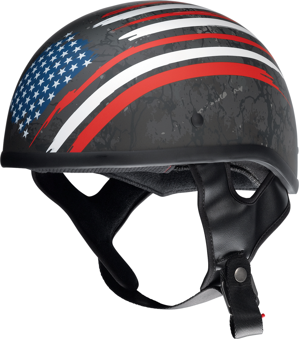 Z1R, Z1R CC Beanie Helmet Justice Model - Large, Black/Red/White/Blue - Part 0103-1406