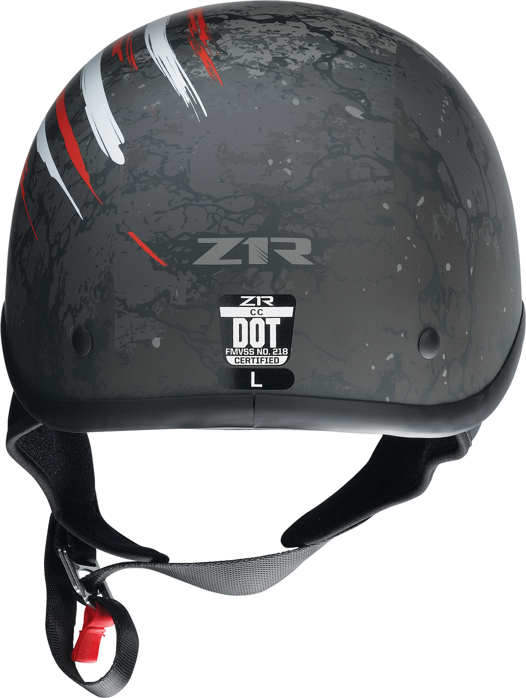 Z1R, Z1R CC Beanie Helmet Justice Model - Large, Black/Red/White/Blue - Part 0103-1406